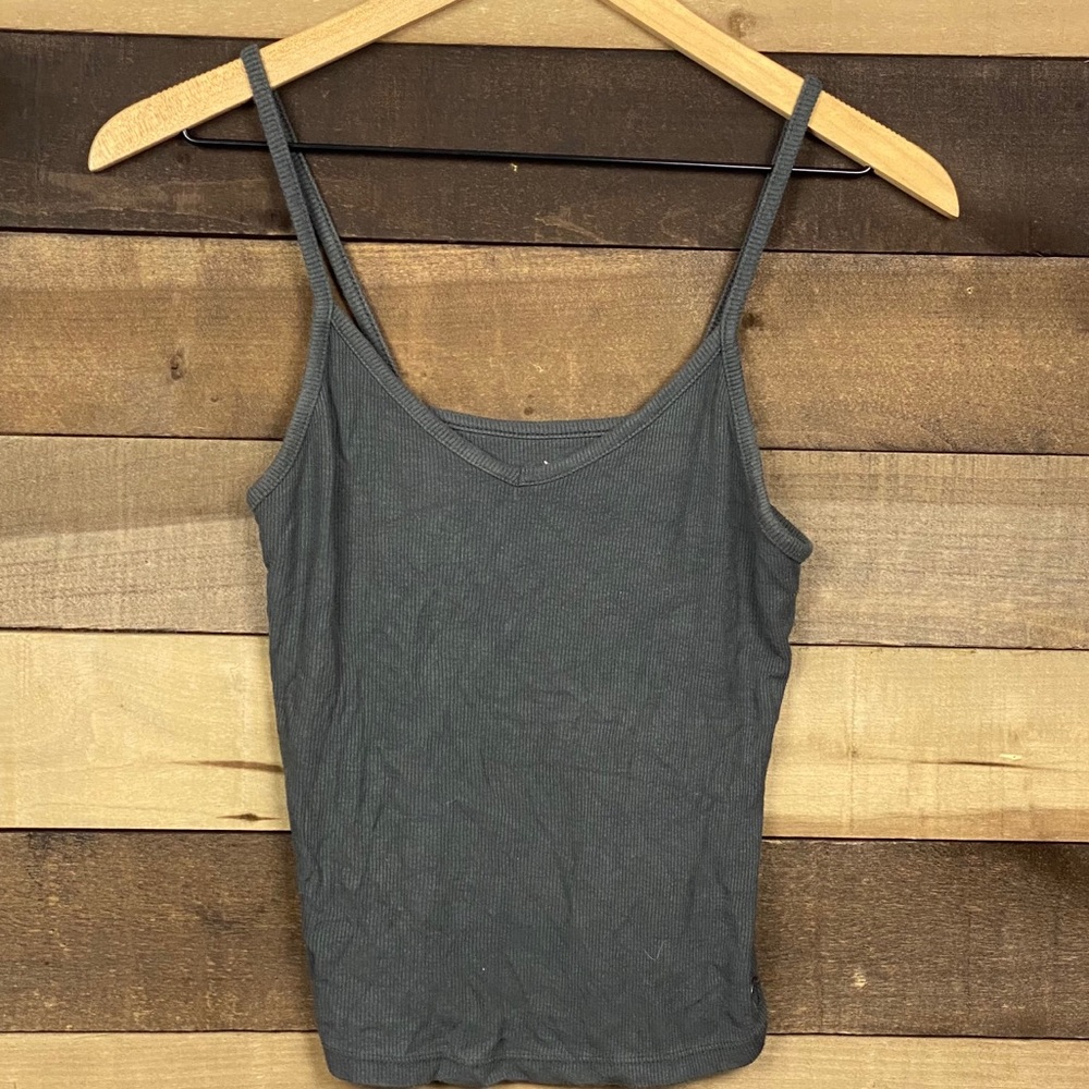 American Eagle Women’s Gray Strap Tank Top
